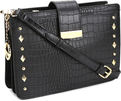 

Dune London Women Casual Black PU Sling Bag