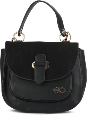 

E2O Women Casual Black PU Sling Bag
