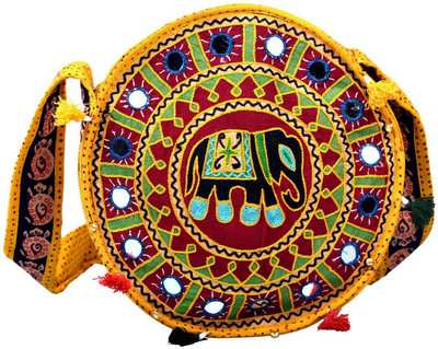 

Super Girls Casual Multicolor Fabric Sling Bag