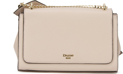 Dune London Women Casual Pink Genuine Leather Sling Bag