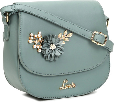 

Lavie Women Casual Blue PU Sling Bag