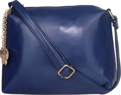 

Zoby Girls Evening/Party Blue PU Sling Bag