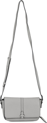 

Accessorize Women Casual Grey PU Sling Bag