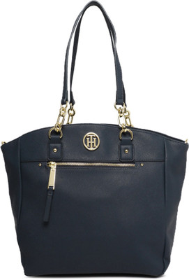 

Tommy Hilfiger Women Casual Blue Polyester Tote