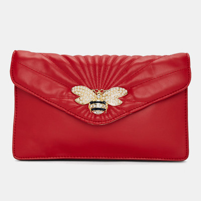 

Miss CL Women Casual Red Leatherette Sling Bag