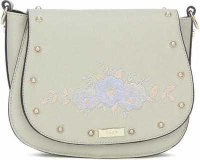 

Dune London Women Evening/Party Beige Genuine Leather Sling Bag