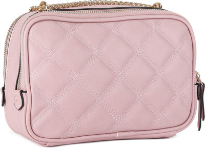 

Accessorize Women Casual Pink PU Sling Bag