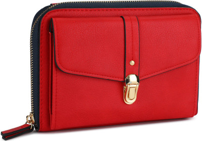 

Accessorize Women Casual Red PU Sling Bag