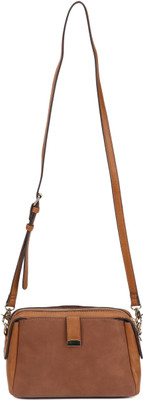 Accessorize Women Casual Tan PU Sling Bag