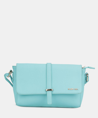 

SUGARUSH Women Casual Blue Leatherette Sling Bag