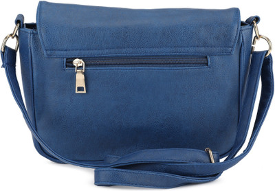 

People Women Casual Blue PU Sling Bag