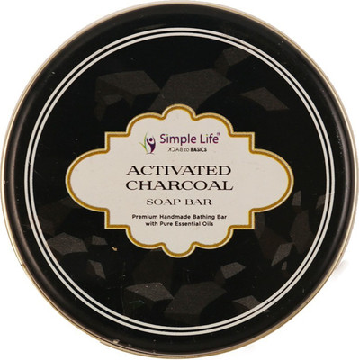 

Simple Life ACTIVATED CHARCOAL PREMIUM HAND MADE SOAP(125 g)