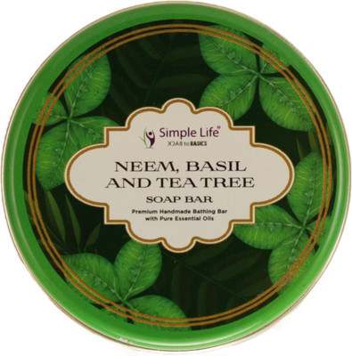 

Simple Life NEEM BASIL & TREE TOP Handmade Soap(125 g)