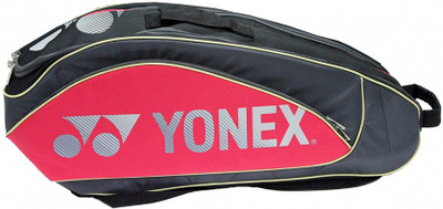 

Yonex Badminton Kit Bag WB01TGBT6, Grey/Red Kit Bag(Grey, Kit Bag), Pink