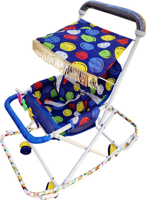 

Confiado blue walker cum rocker, pram for kids in strollers & prams Stroller Cum Rocker(No Recline position, Blue)