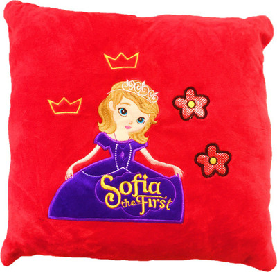 

CREATIVEVILLA CUTE RED BARBIE SOFIA THE FIRST STUFFED PLUSH CUSHION PILLOW SOFT TOY - 35 cm(Multicolor)