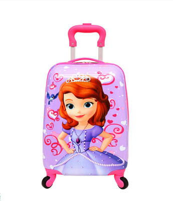 

NIRVA Fairytale Pattern  Inch ( 45 cm ) Water Proof Printed Pattern Bag For Kids Cabin Luggage’s Bag Cabin Luggage -  inch(Pink