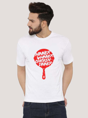 Deccan Store Conversational Men Round Neck White T-Shirt