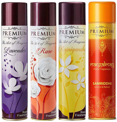 

Premium Room Freshener Any Four 217ml x 4 Combo Of 4(868 g)