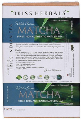 

IRISS HERBALS Matcha tea Energy Drink 120 gm Herbs Matcha Tea(120 g, Box)