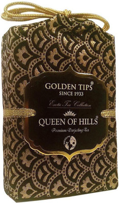 

Golden Tips Queen of Hills Premium Darjeeling Tea - Brocade Bag, 200g Black Tea Box(200 g)