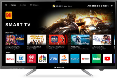 Kodak 80cm (32 inch) HD Ready LED Smart TV(32HDXSMART / 32HDXSMART V1)