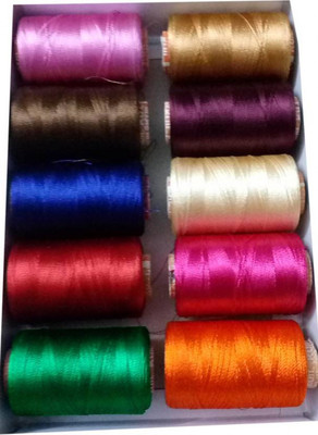 SWASTIK multicolor Thread(500 m Pack of25)