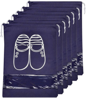 

Lify Shoe Pouch(Blue), Navy blue