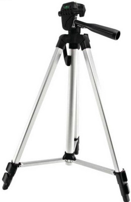 

Spring Jump 3110 Beginner Tripod stand for Dslr and mobile holder Tripod(Silver, Supports Up to 2000 g)