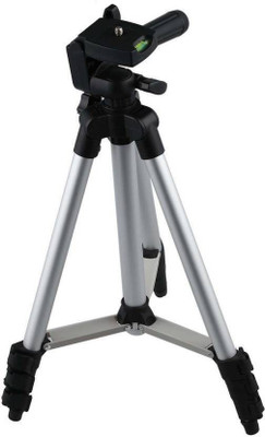 

LIFEMUSIC Lightweight Camera Stand With Three-Dimensional Head & Quick Release Plate and Mobile phones Tripod(Multicolor, Supports Up to 900)