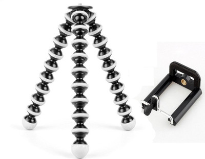 

LIFEMUSIC Mini Octopus Adjustable Phone Camera Stand Tripod(Multicolor, Supports Up to 1500)