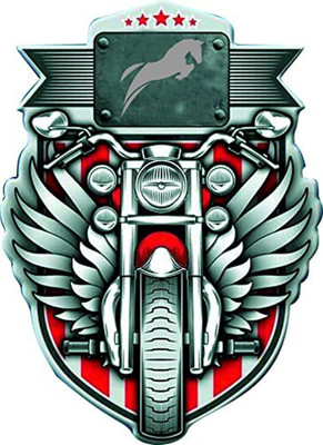 Just Rider Sticker & Decal for Bike(Black)