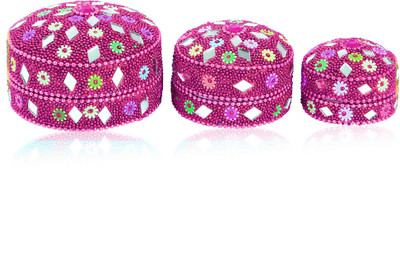 

SAMAA RING-BOX-PINK-COMBO-001 RING BOX, GIFT PACK Vanity Box(Pink)