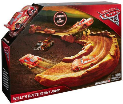 

Disney Cars Willy'S Butte Stunt Set(Multicolor)