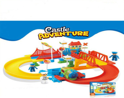 

ToyVilla Castle Adventure Train Track - Fun Adventure Together(Multicolor)