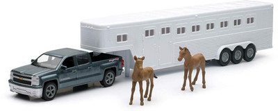 

New-Ray 1:43 Ford F250 WITH Horse Trailer(Multicolor)