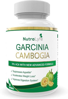 

Nutralyfe 100% Natural & Herbal Garcinia Cambogia Extract 70% (HCA) For Fat Burn - 60 Capsules (Pack Of 1)(60 No)