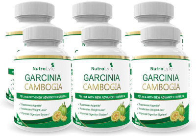 

Nutralyfe 100% Natural & Herbal Garcinia Cambogia Extract 70% (HCA) For Fat Burn - 60 Capsules (Pack Of 6)(360 No)