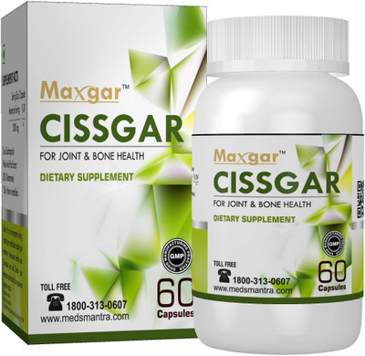 

Maxgar Cissgar | Support Healthy & Pain Free Joint & Bones 60 Capsules(60 No)