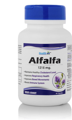 

HealthVit Alfalfa 1215 mg, 60 Capsules(1215 mg)