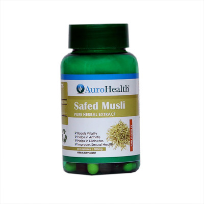 

AuroHealth AuroHealth Safed Musli 60 Capsule 500mg(60 No)