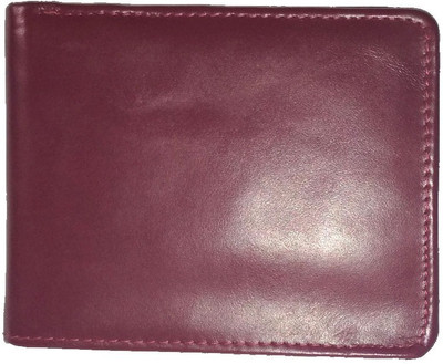 

HUSSAINS Men Black Genuine Leather Wallet(4 Card Slots)