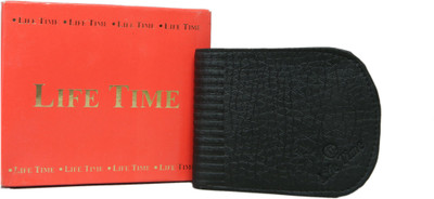

Lifetime Men Black Artificial Leather Wallet(3 Card Slots)