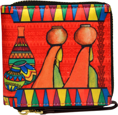 

All Things Sundar Women Multicolor Fabric Wallet(5 Card Slots)