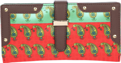

All Things Sundar Women Multicolor Fabric Wallet(12 Card Slots)
