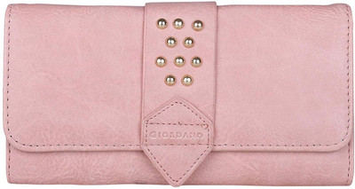 

Giordano Women Casual Pink Genuine Leather Wallet(4 Card Slots), Light pink