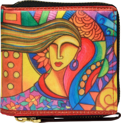 

All Things Sundar Women Multicolor Fabric Wallet(5 Card Slots)