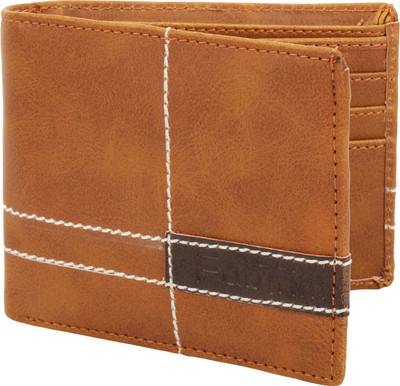 

FABTRIM Men Tan, Brown Artificial Leather Wallet(6 Card Slots), Brown;tan