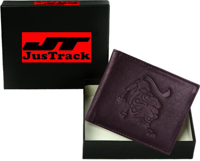 

JusTrack Men Brown Genuine Leather Wallet(1 Card Slot)