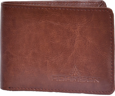 

Adamson Men Gold Genuine Leather Card Holder(8 Card Slots), Rust